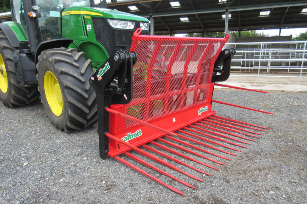 Buck Rake Albutt attachments materials handling