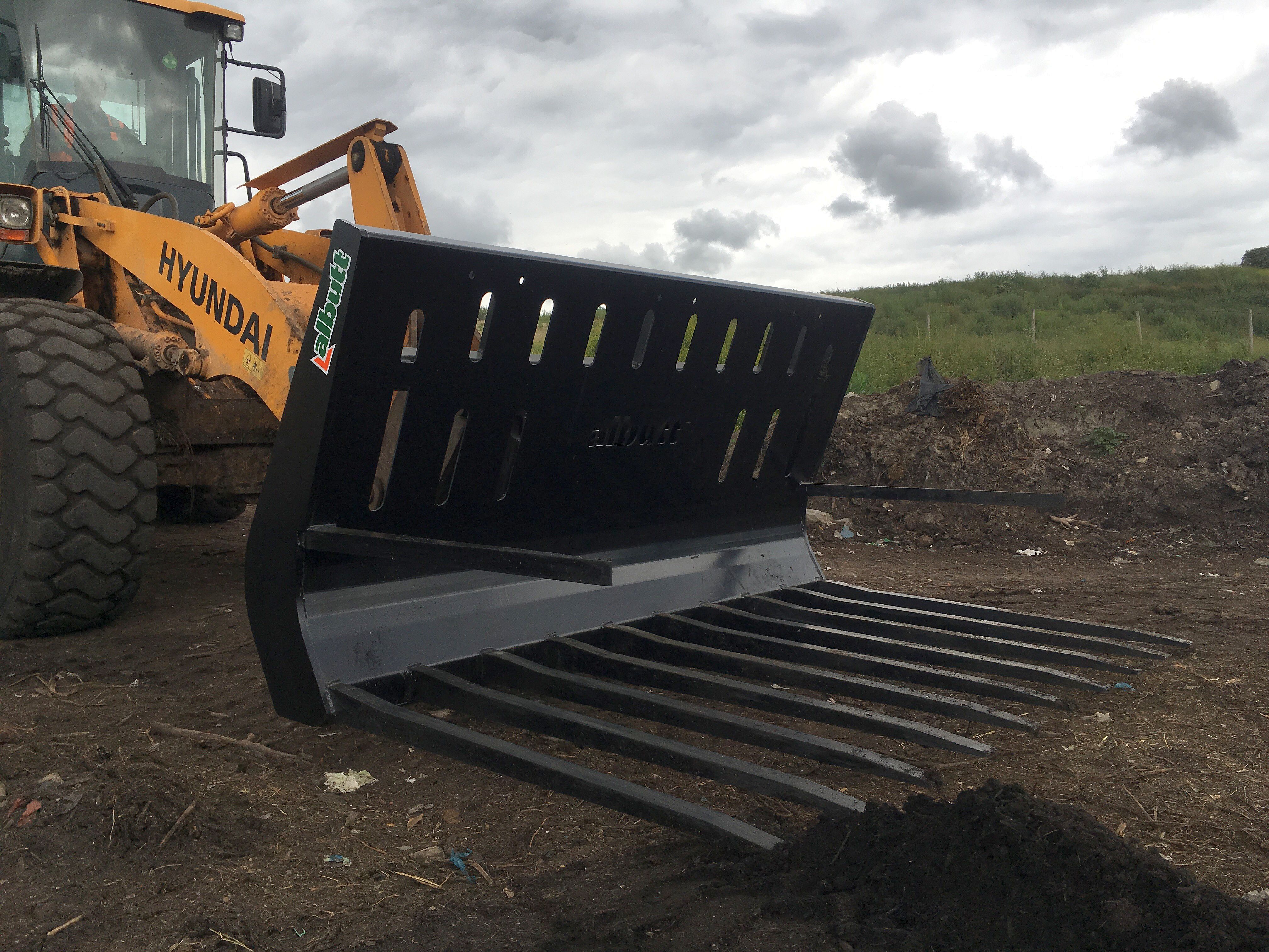 Albutt Compost Fork Albutt attachments materials handling