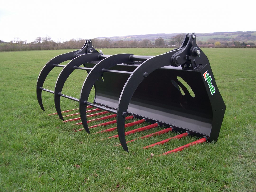 Fork and Grapple Albutt attachments materials handling